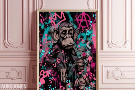 5 stk kunsttrykk - 50x70cm